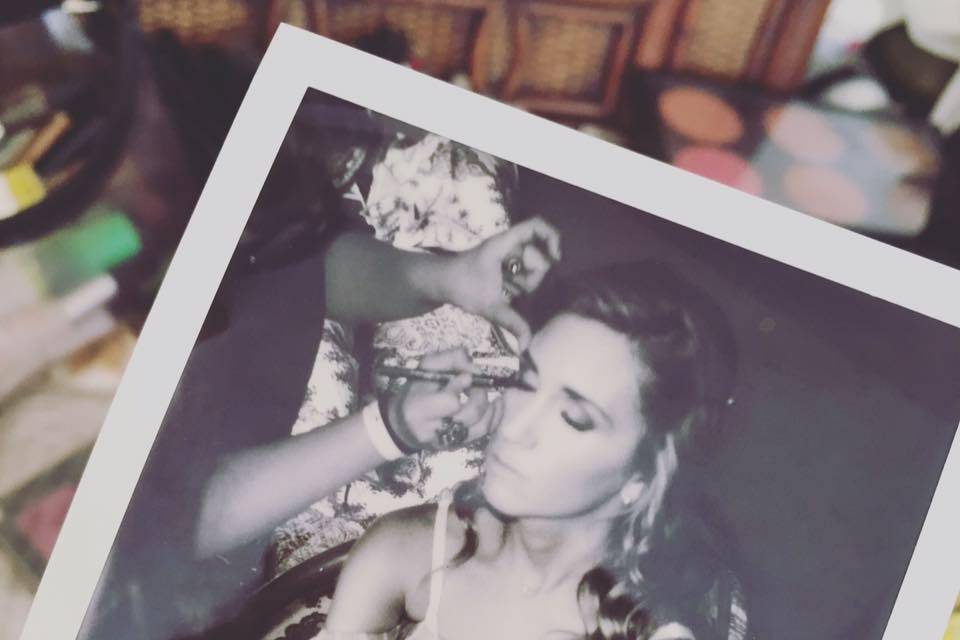 Polaroid novia