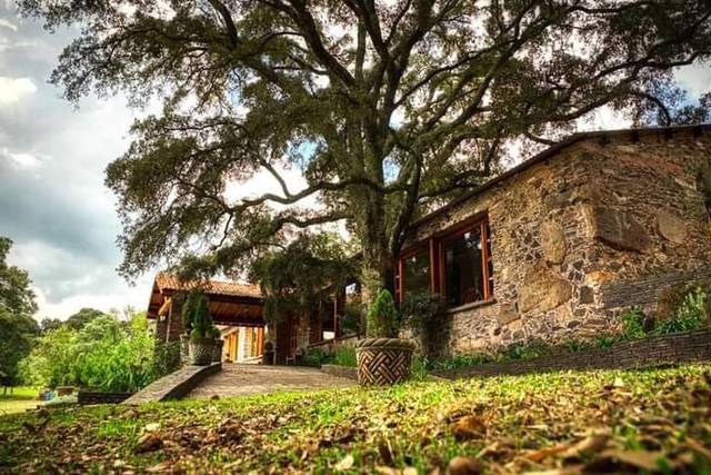 Casa con jardín