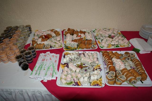 Charolas de sushis