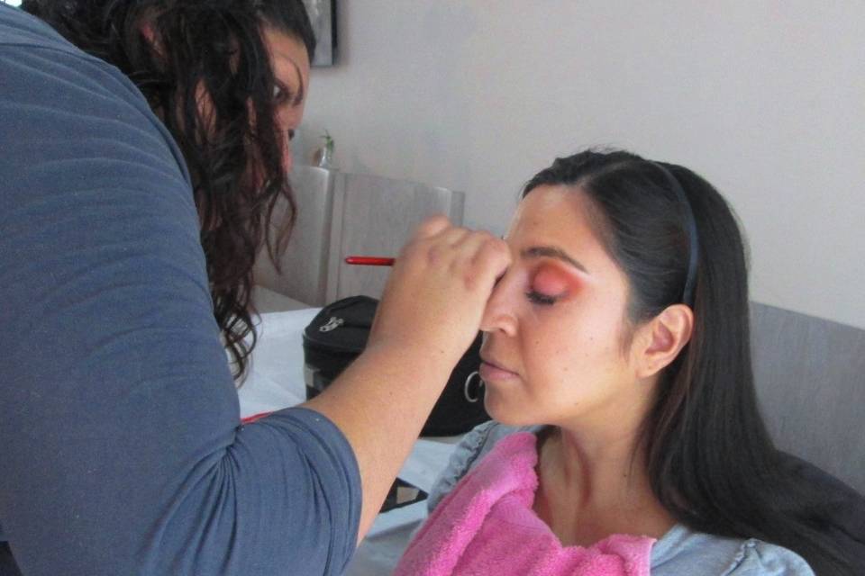 Prueba de maquillaje novia