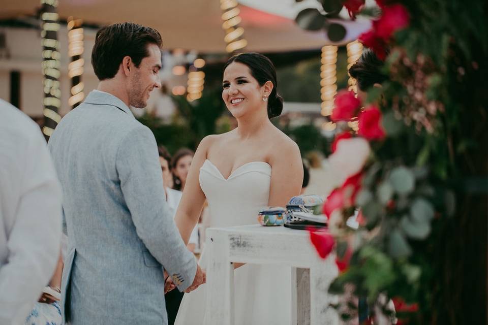 Ceremonia en la playa