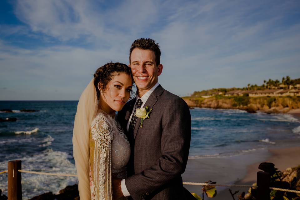 Retrato de los novios