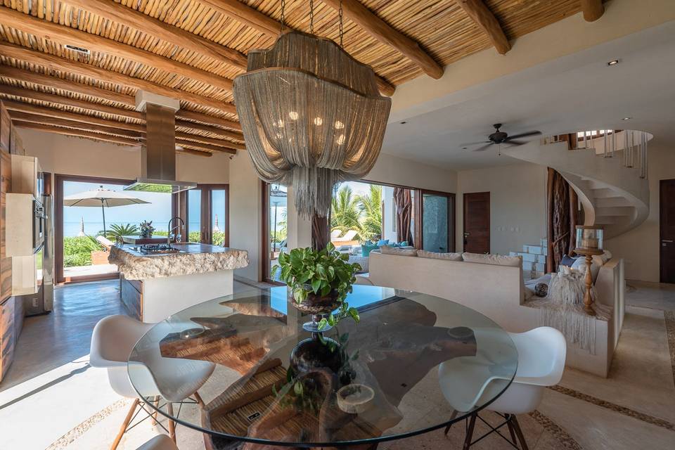Interior casa punta coco