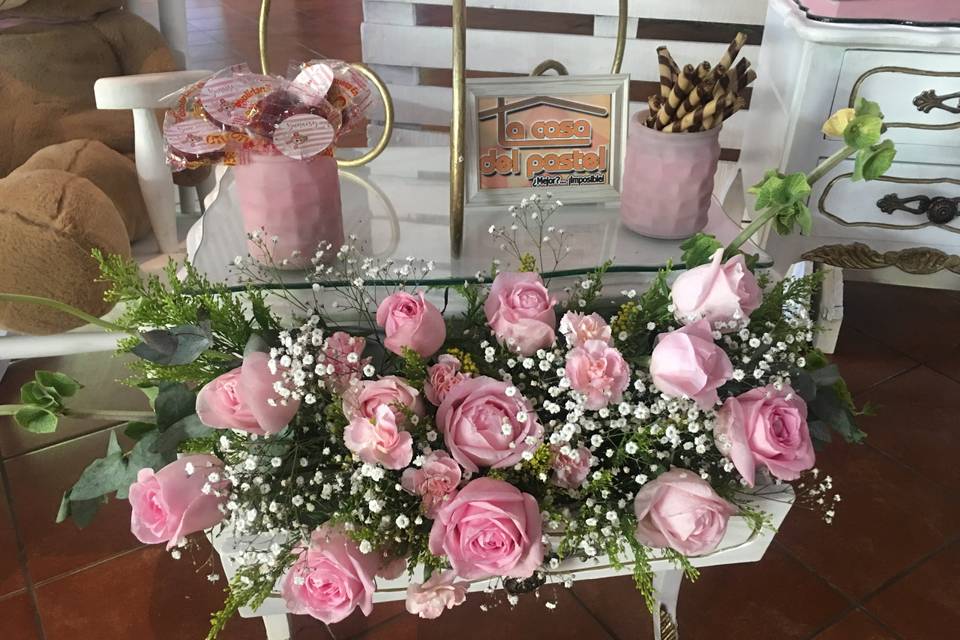 Arreglos florales de candybar