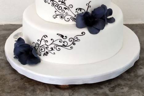 Blanco con toque negro