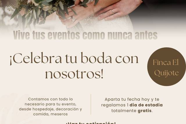 Celebra tu boda Finca Quijote
