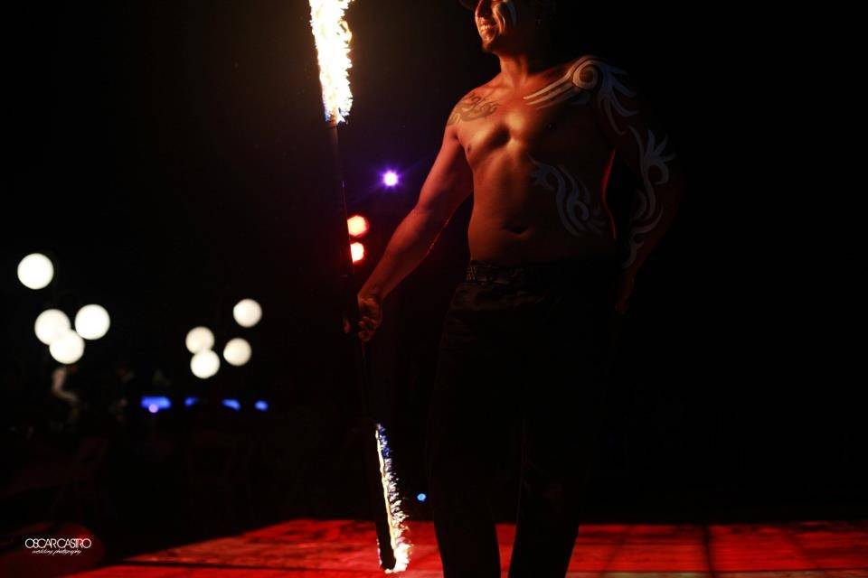 Performance de fuego