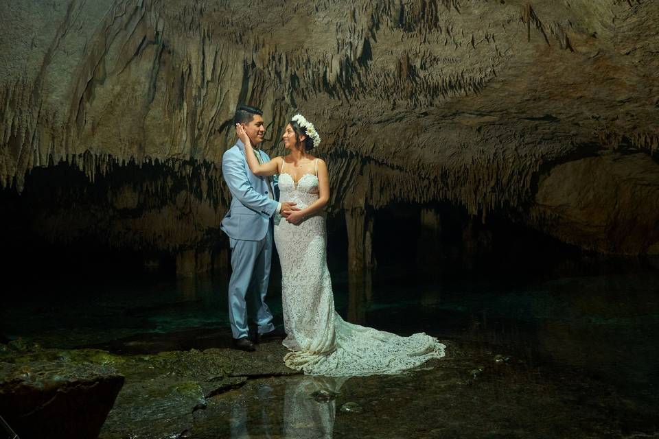 Boda en un Cenote