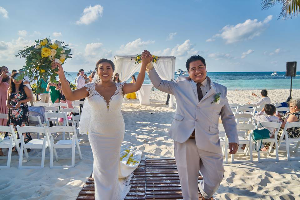 Boda en la playa