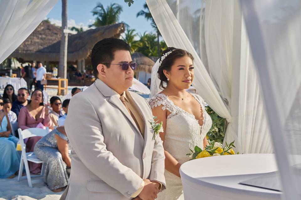 Boda en la playa