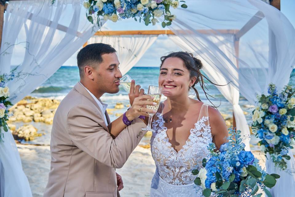 Boda en la playa