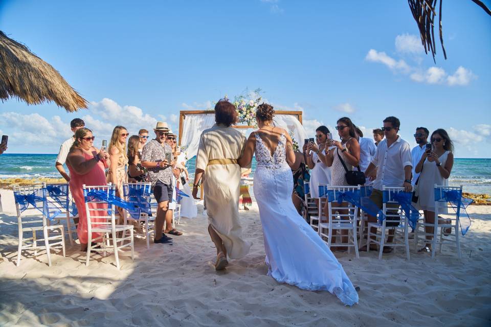 Boda en la playa
