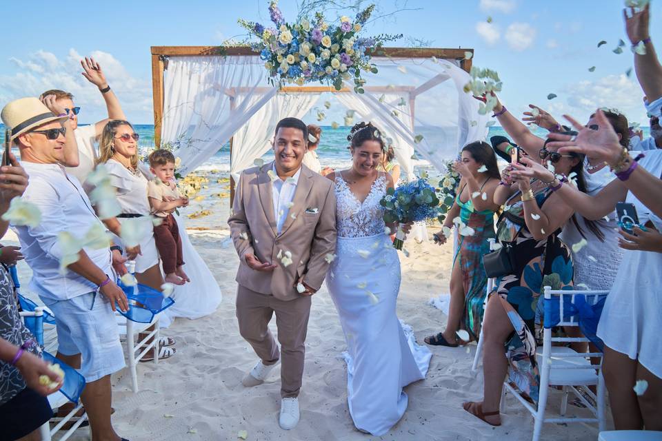 Boda en la playa