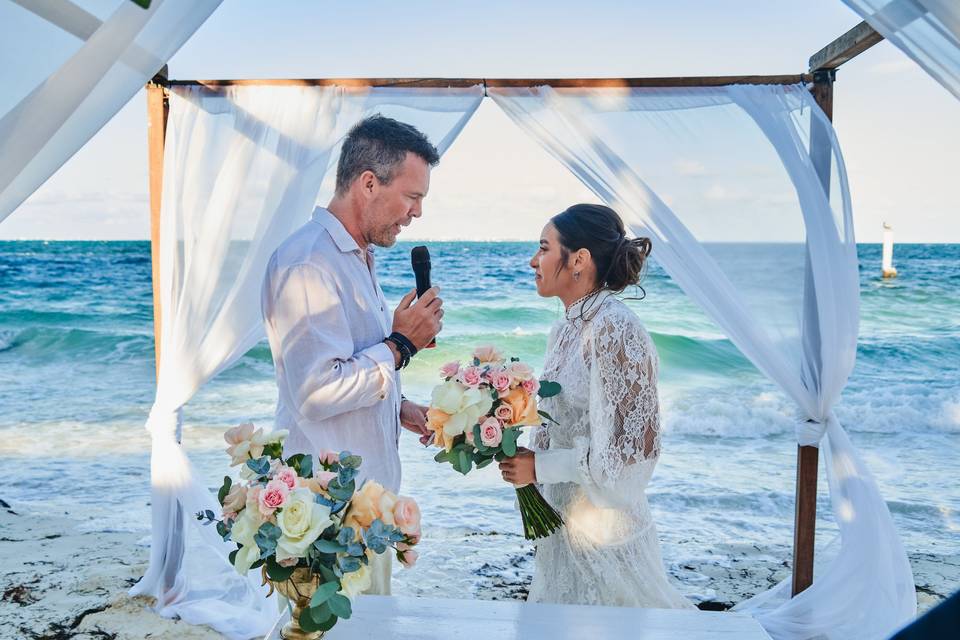 Boda en la playa