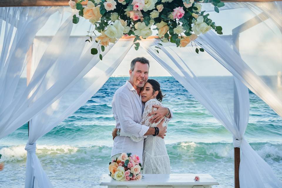 Boda en la playa