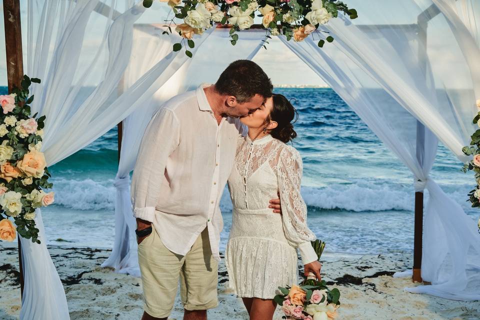 Boda en la playa