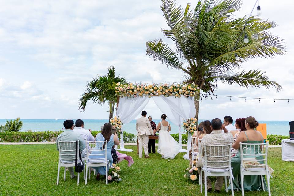 Boda en el mar