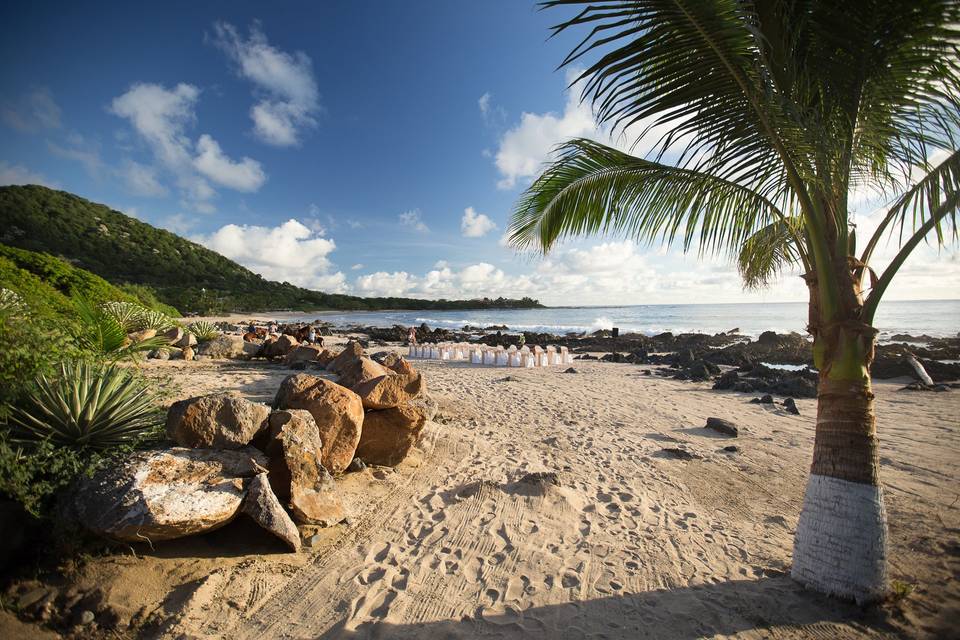 Decoración en la playa