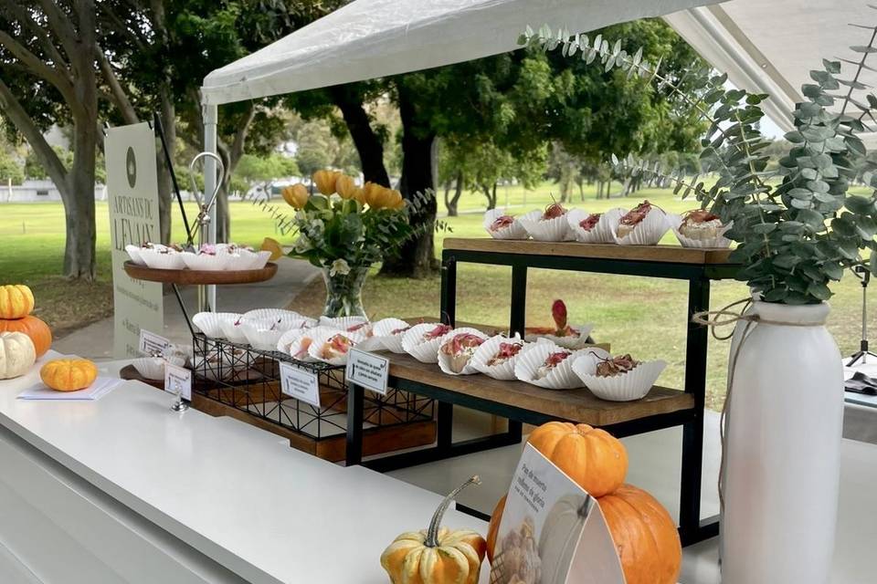 Barra de canapés