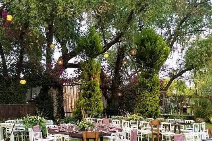 Jardín San Juan de fiesta