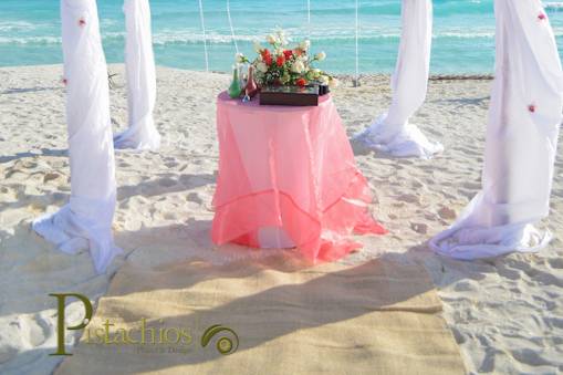 Gazebo en la playa