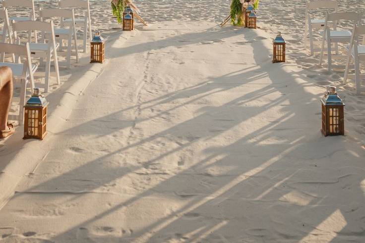 Boda en la playa