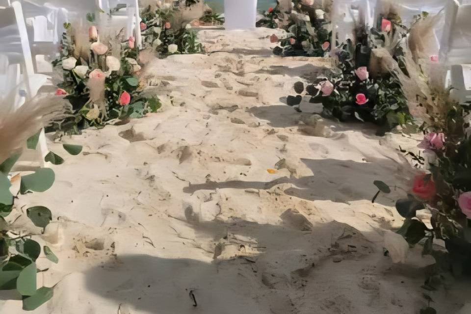 Gazebo en la playa