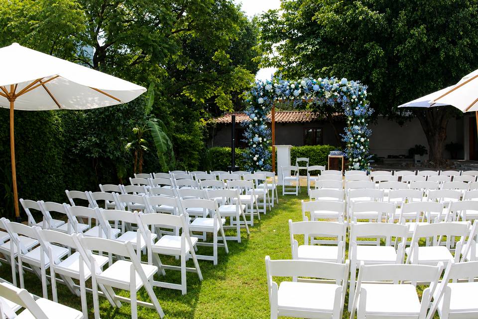 Ceremonia en jardín