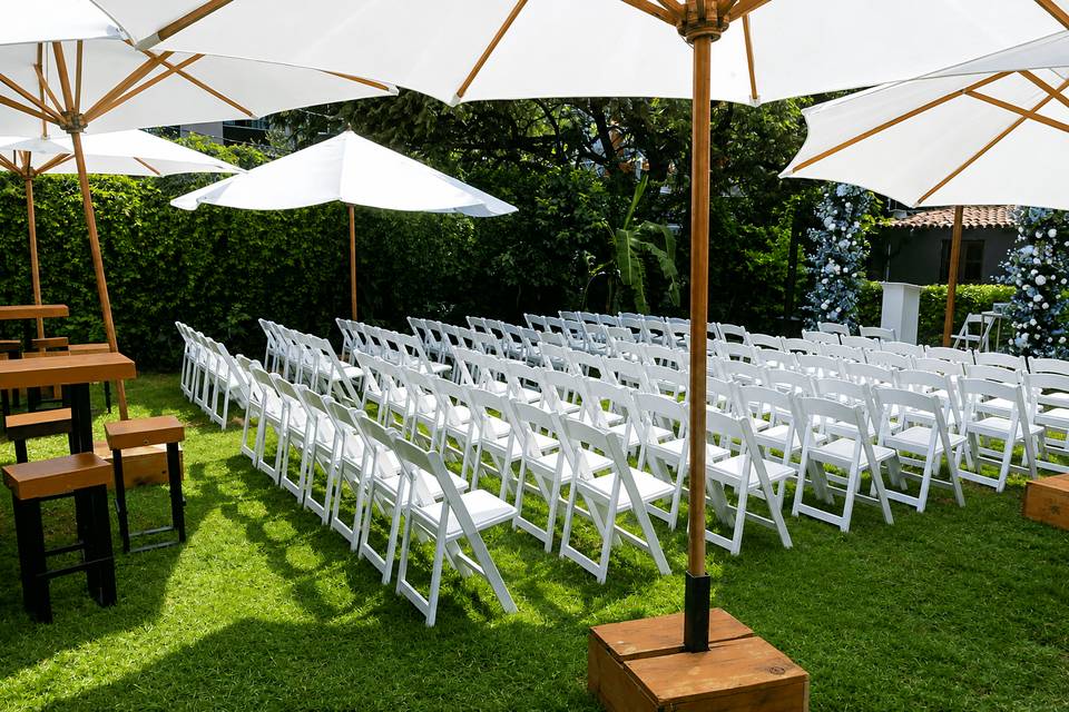 Ceremonia en jardín