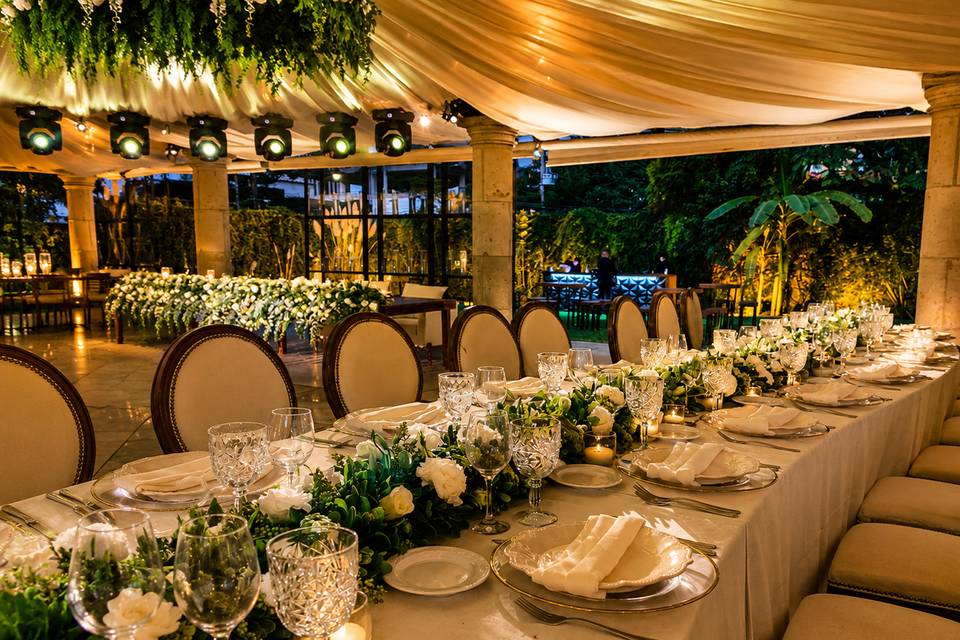 Boda con entelado