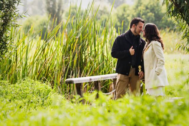 Pareja en el campo