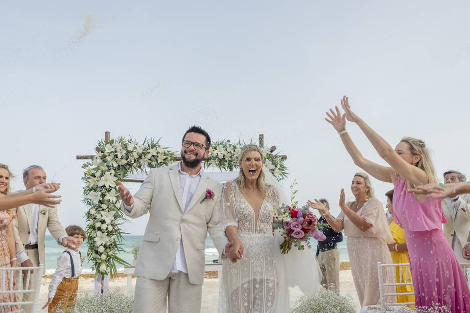 Ceremonia en playa