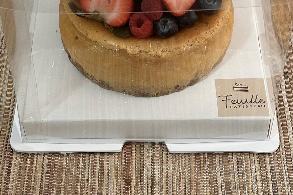 Cheescake con frutos rojos
