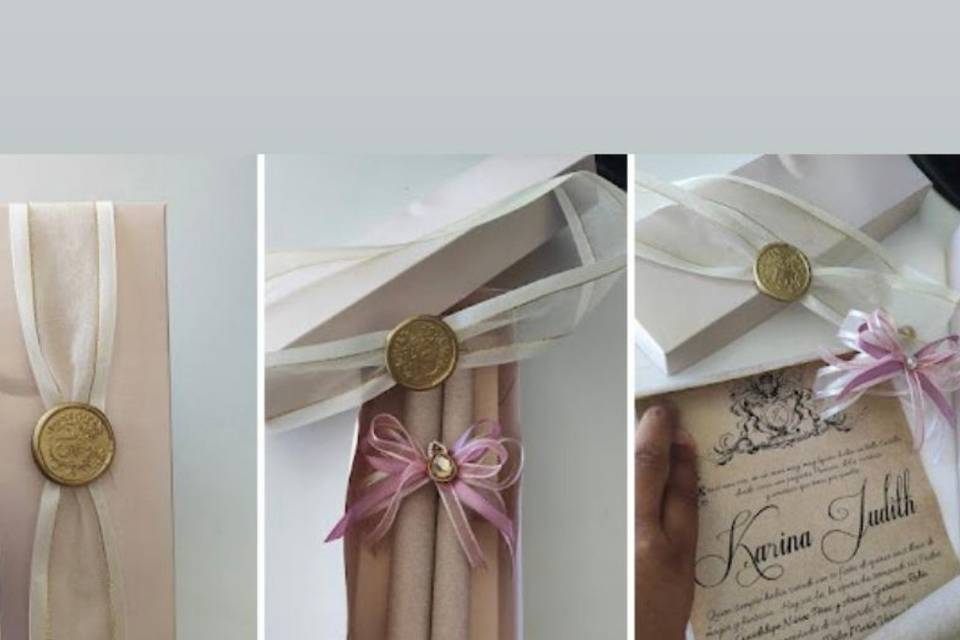 Invitación pergamino
