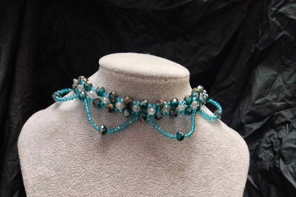 Collar azul