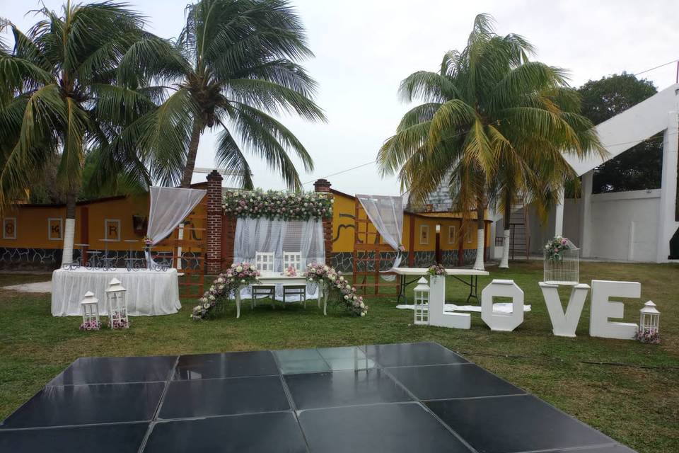 Jardín boda