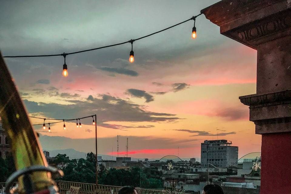 Atardecer romántico