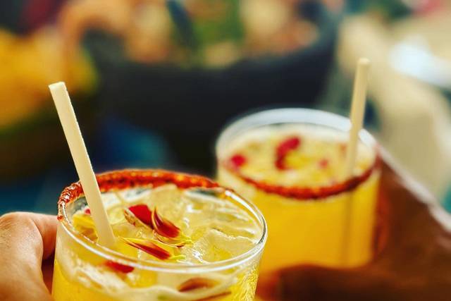 Bebidas escarchadas con chile