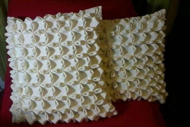 Drapeado a mano en razo