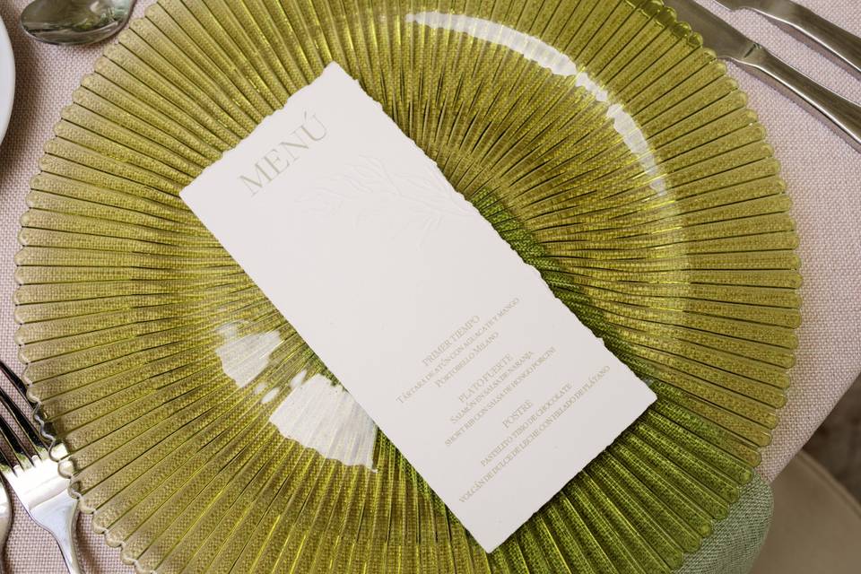 Plato Base Verde Olivo