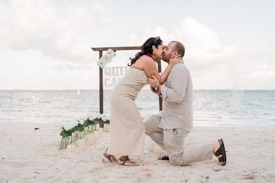 Pedida de mano Cancún