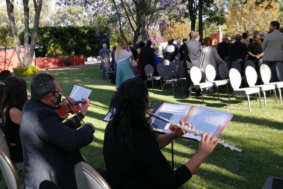 Boda en jardín