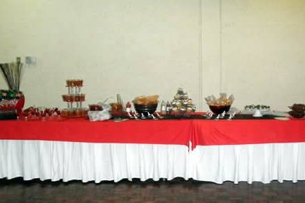 Decoración del buffet