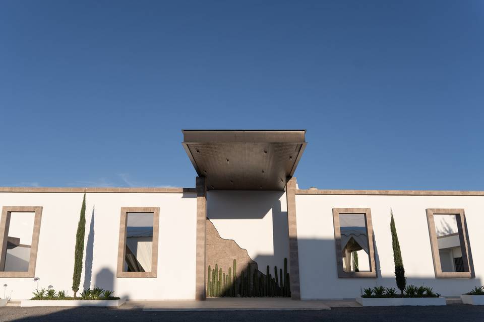 Jardin banco de cantera