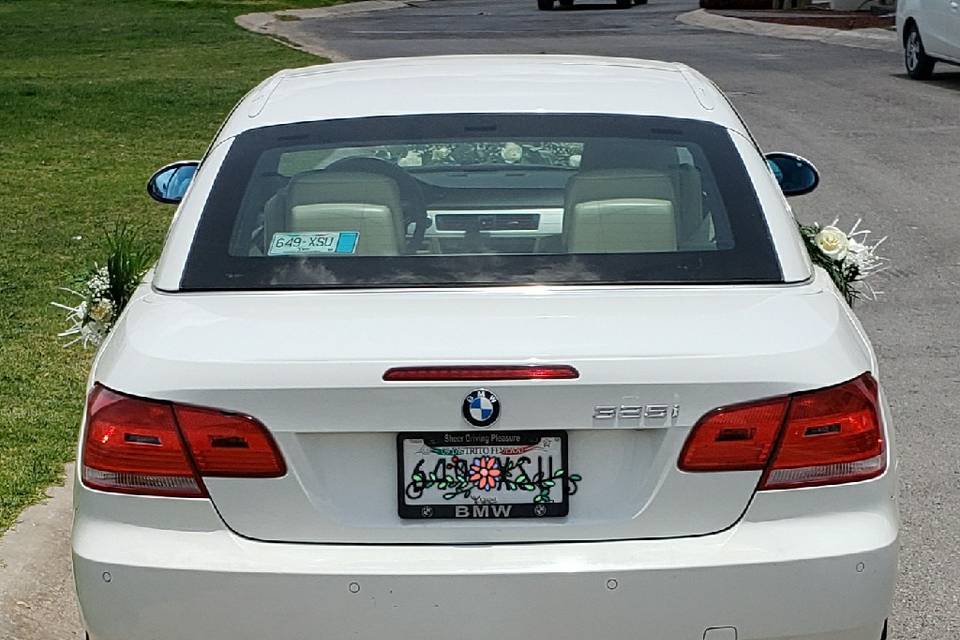 BMW 2008 convertible blanco