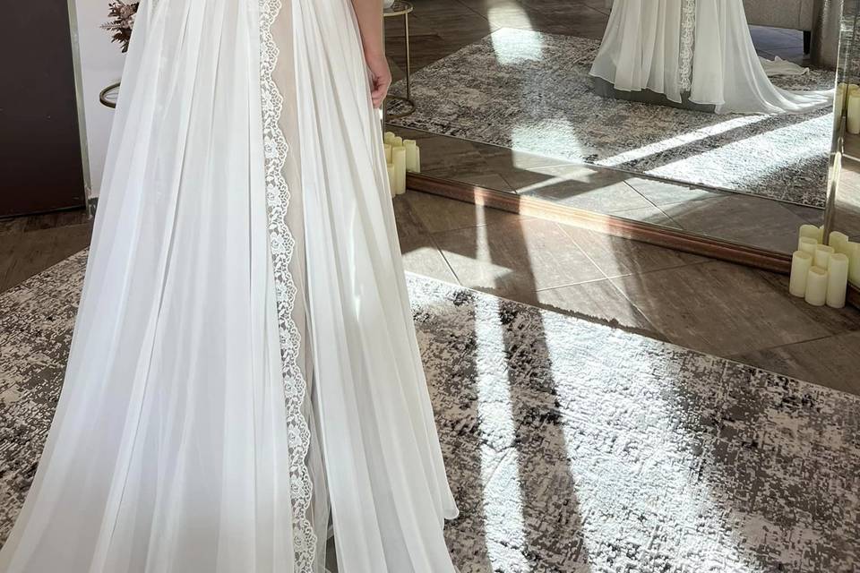 Vestido de novia boho