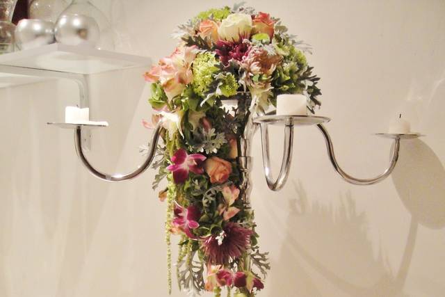 Candelabro con accesorios