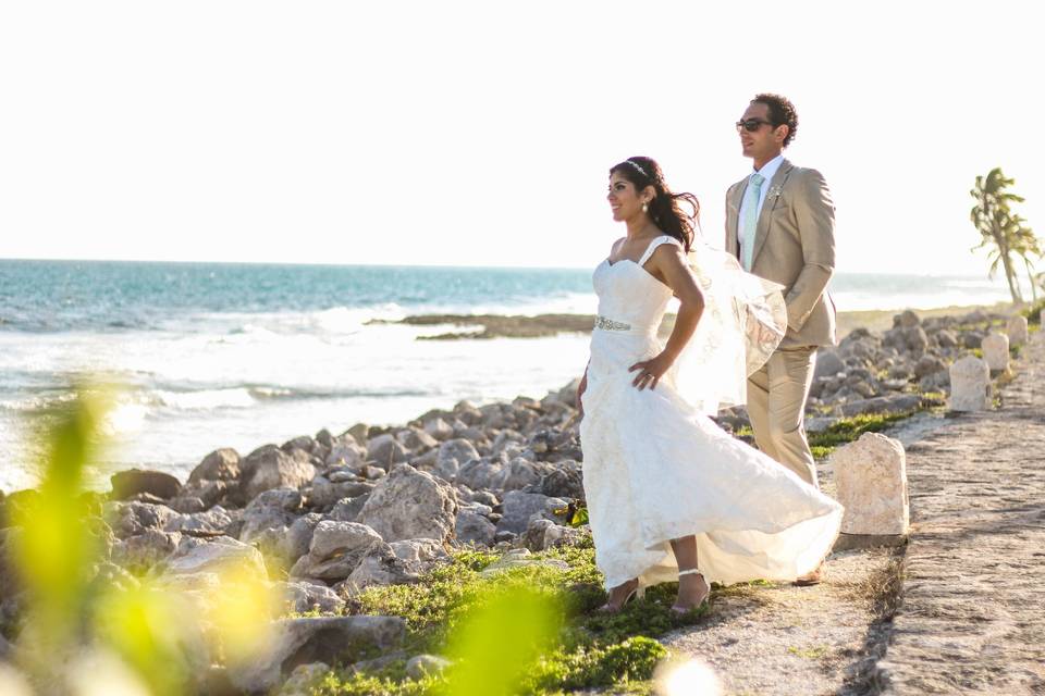 Wedding Pictures Cancún by Art & Photo