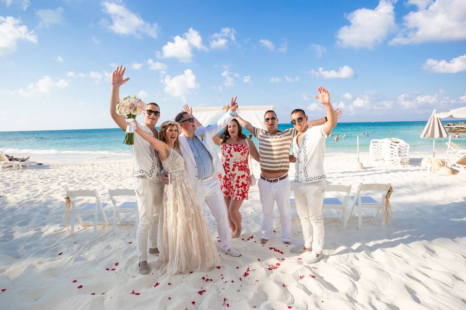 Ceremonia en la playa