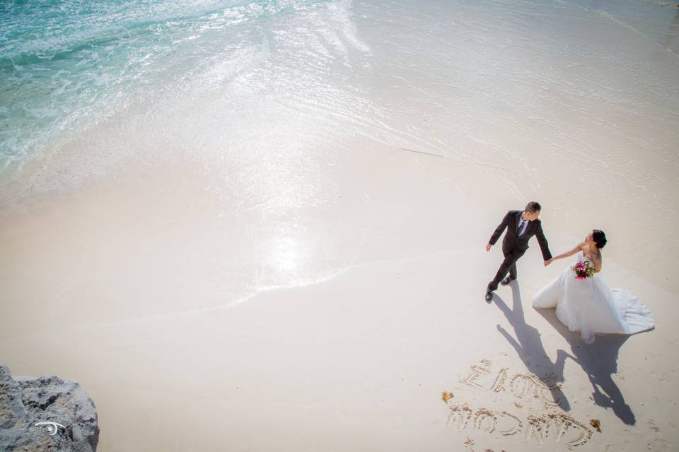 Wedding Pictures Cancún by Art & Photo